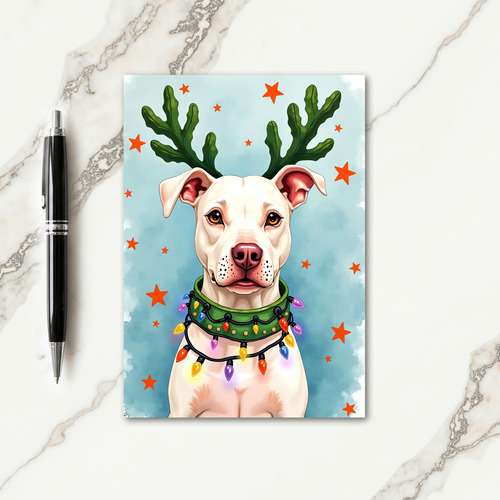 Glowing Canine Christmas Card