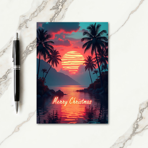 Glowing Christmas Card