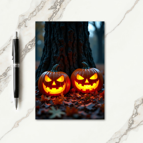 Glowing Gourd Pair Card
