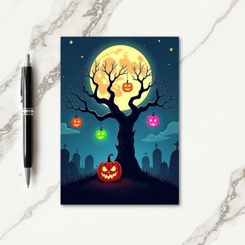 Glowing Gourds Night Card thumbnail