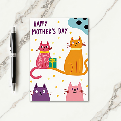 Glowing Happy Mothers Day Card