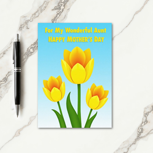 Glowing Mothers Day Message Card