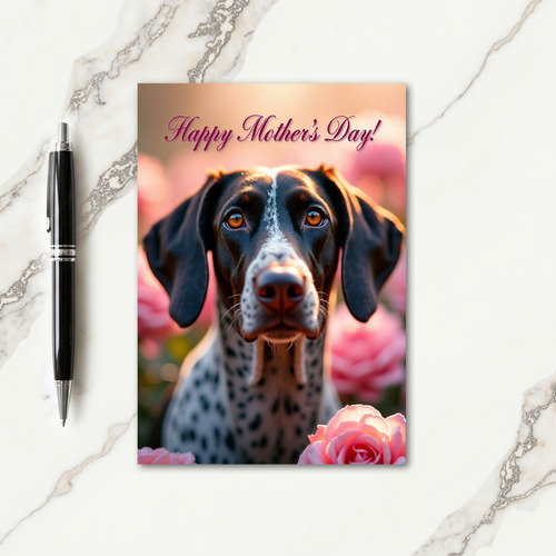 Glowing Mothers Day Portrait Card