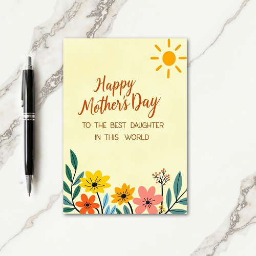 Glowing Mothers Day Praise Card