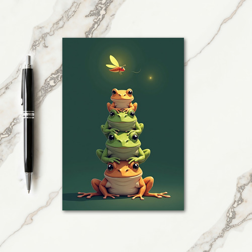Glowing Nature Christmas Card