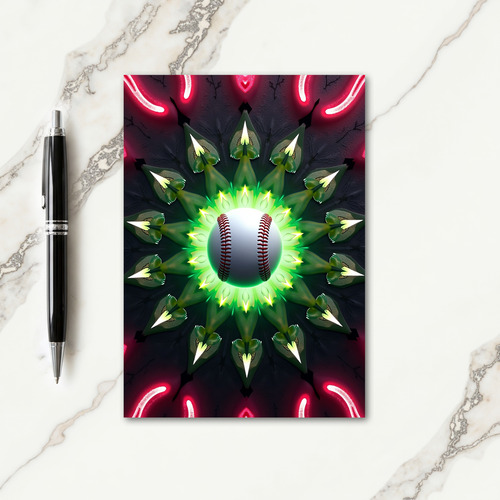 Glowing Orb Christmas Card