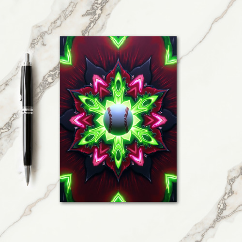 Glowing Star Christmas Card