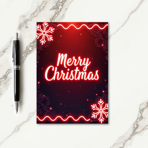 Glowing Winter Card