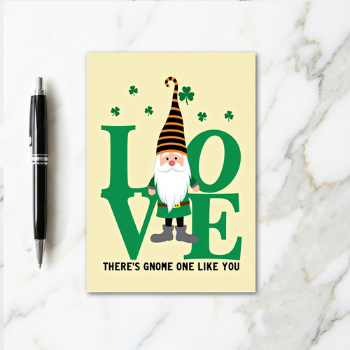 Gnome Love Greeting Card