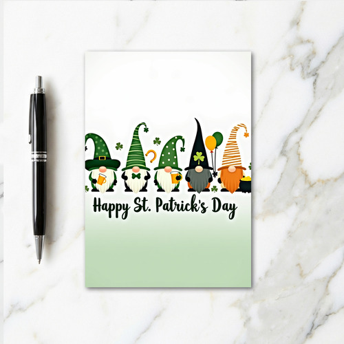 Gnome Patrick Day Happy Fun Card