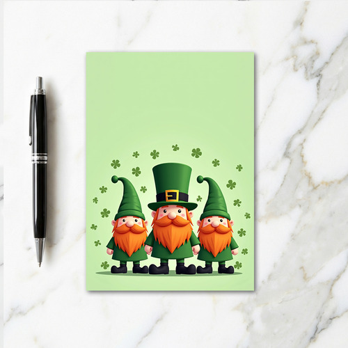 Gnome Shenanigans Springtime Card