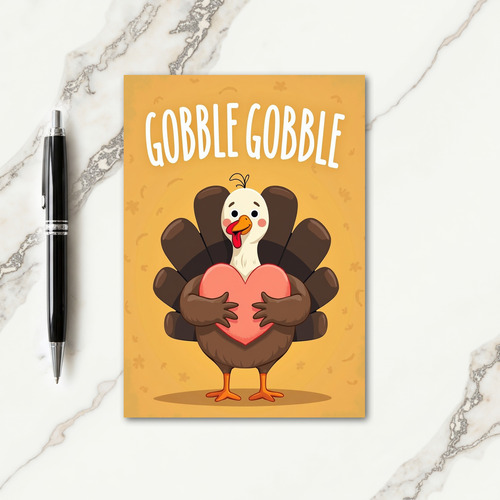 Gobble Gobble Heartfelt Card thumbnail