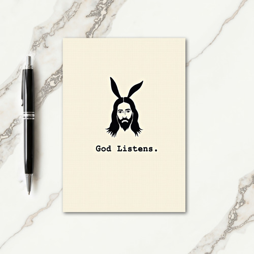 God Listens Illustrated Art Card