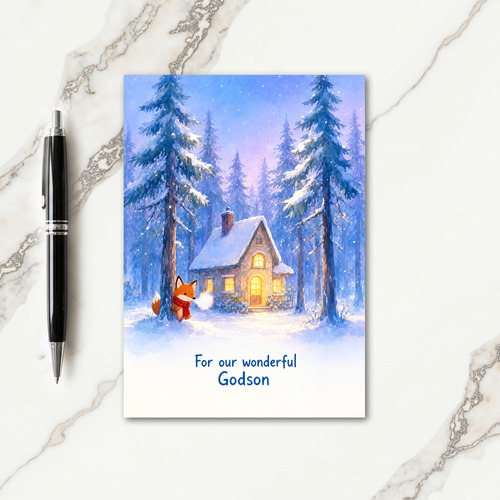 Godson Christmas Card