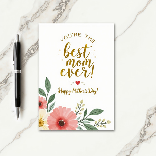 Golden Affection Celebration Card