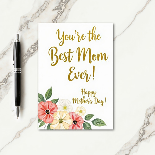 Golden Affection Greeting Card