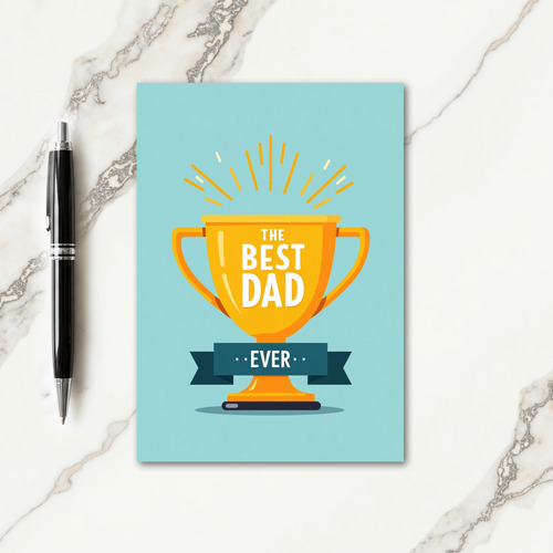 Golden Award Fathers Day Card