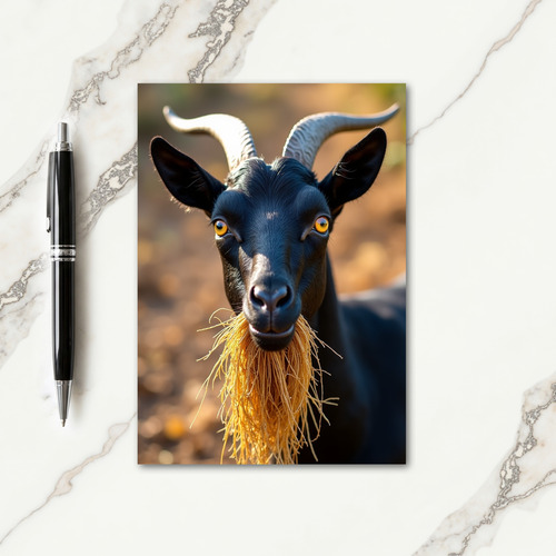 Golden Beard Animal Fathers Day Card