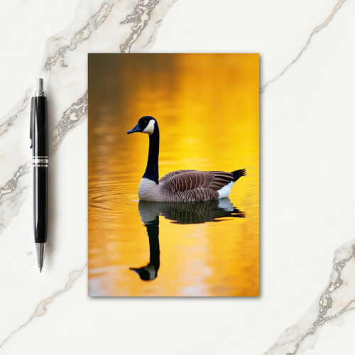 Golden Bird Fathers Day Card