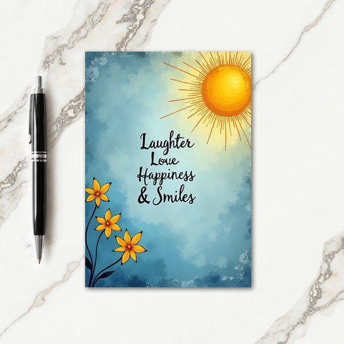 Golden Birthday Sunshine Card