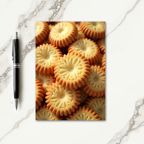 Golden Biscuit Birthday Card