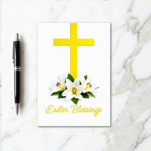 Golden Bloom Celebration Card