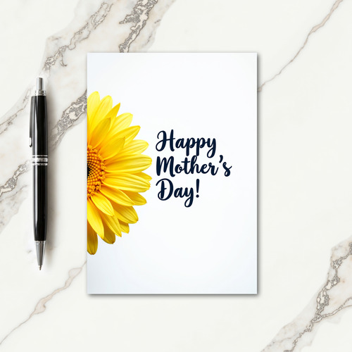 Golden Bloom Message Card