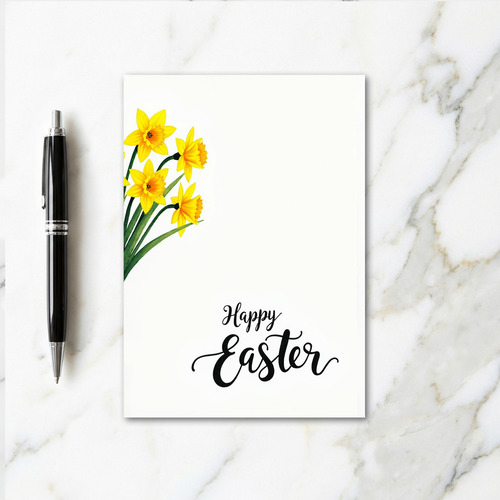 Golden Blooms Greeting Card