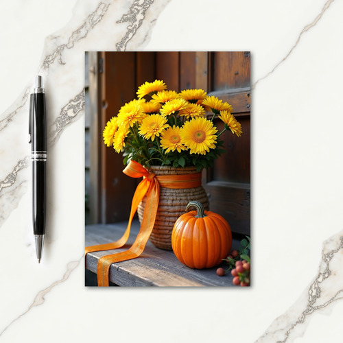 Golden Blooms Harvest Card thumbnail
