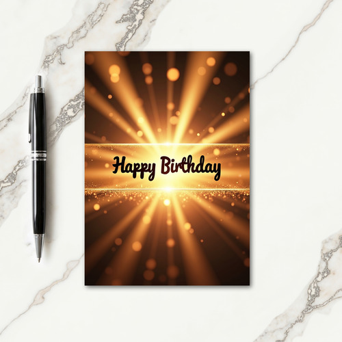 Golden Celebration Card