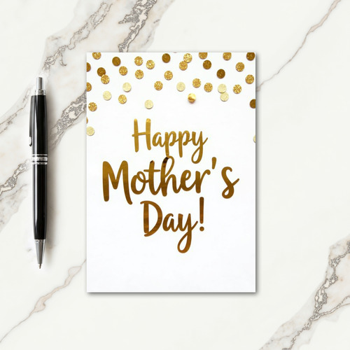 Golden Celebration Greeting Card