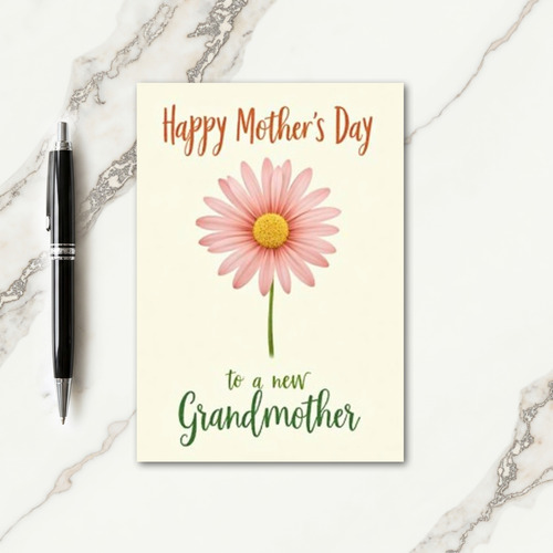 Golden Core Mothers Day Card