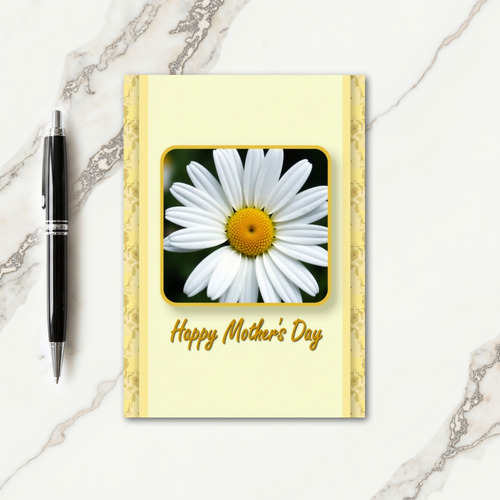 Golden Daisy Mother Card