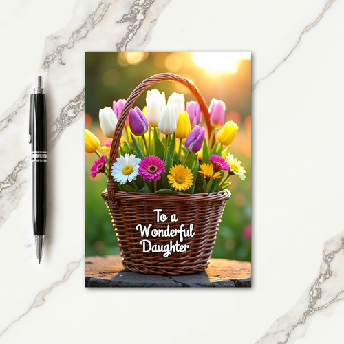 Golden Daughters Spring Card