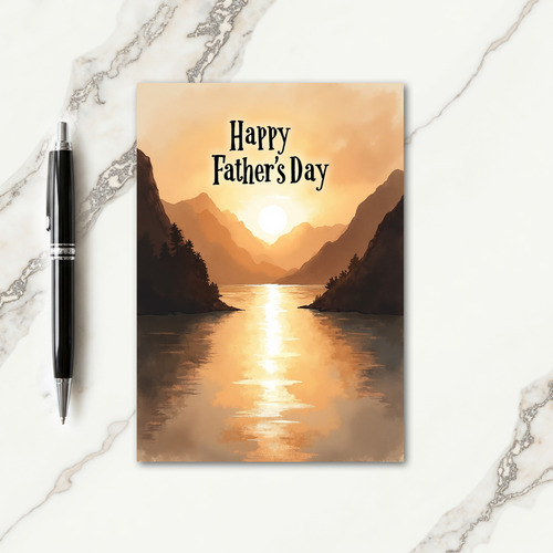 Golden Dawn Fathers Day Card