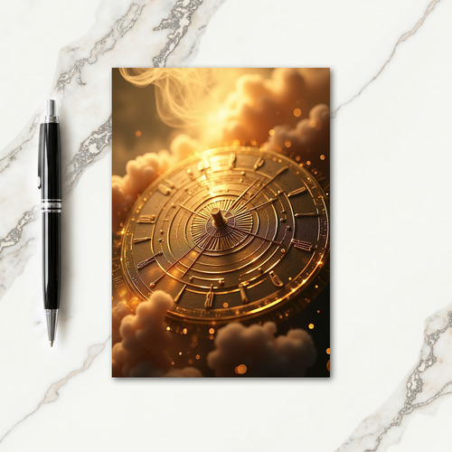 Golden Disc Fathers Day Card