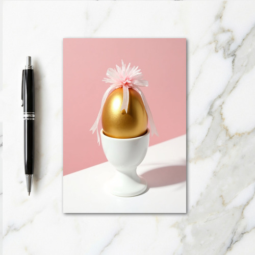 Golden Egg Celebration Card