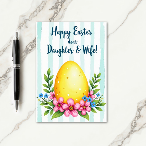 Golden Egg Springtime Card