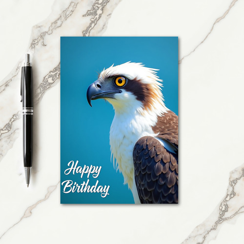 Golden Eye Birthday Card