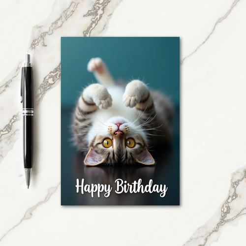 Golden Eyed Birthday Card