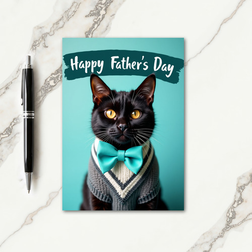 Golden Eyed Fathers Day Card