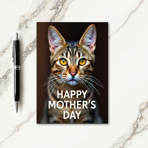 Golden Eyed Mothers Day Card