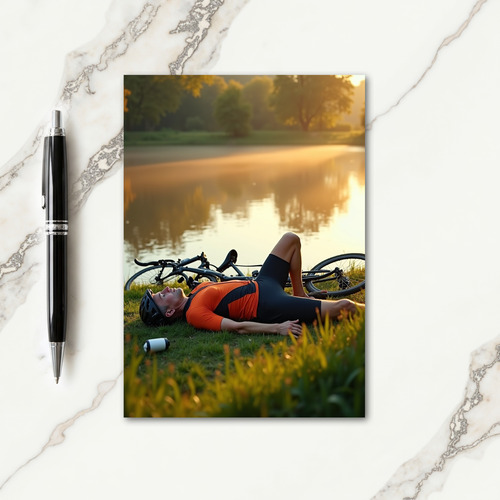 Golden Fathers Day Rest Card