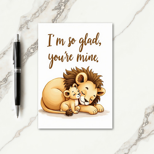 Golden Felines Mothers Love Card