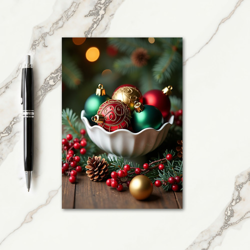 Golden Filigree Christmas Card thumbnail