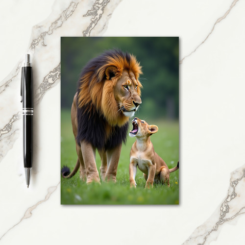 Golden Gaze Fathers Day Card