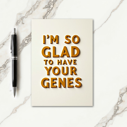 Golden Genes Message Card