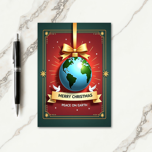 Golden Globe Christmas Card