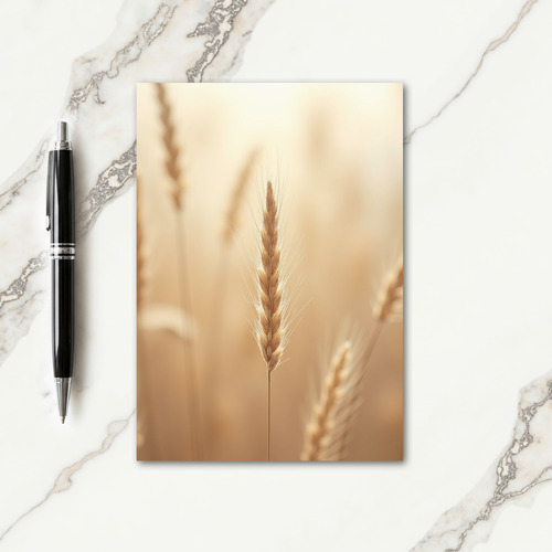 Golden Grain Grateful Heart Card