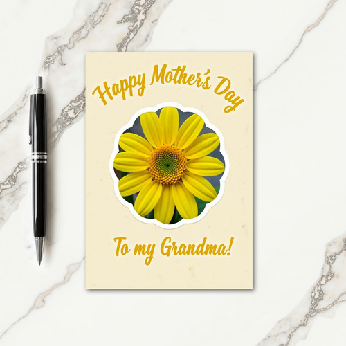 Golden Grandma Mothers Day Card